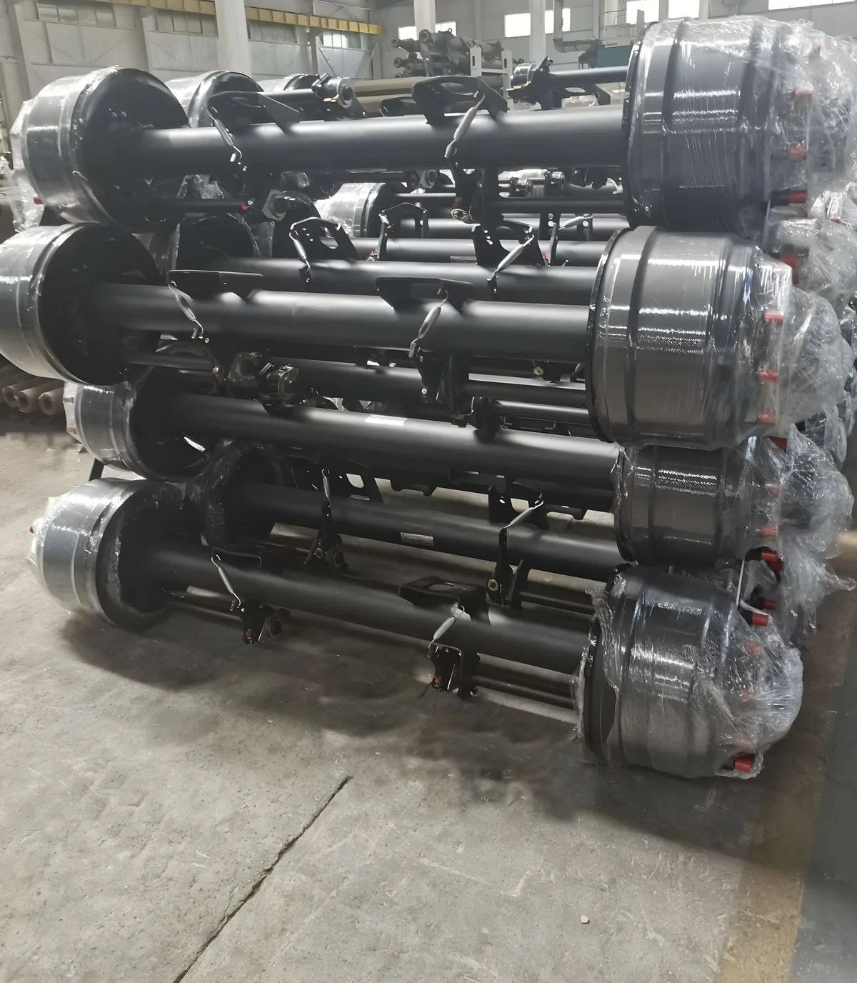 Rear axle assemblies ready for dispatch